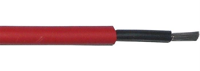 SOLARFAM Solar kabel 4 mm rood (per meter)