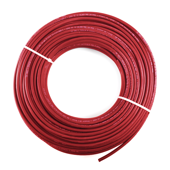 Solar kabel rood 4mm2 per meter