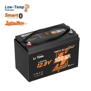 100 Ah lithium batterij met lage temperatuur en bluetooth