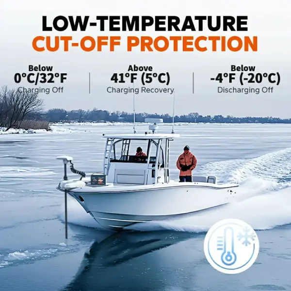 LiTime 12V 100Ah LiFePO4 Accu Bluetooth + Vorstbeveiliging