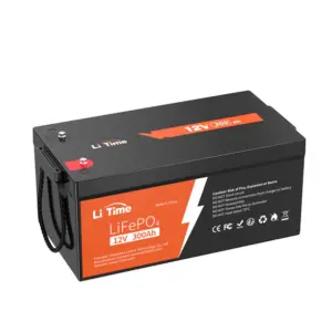 LiTime 12V 300Ah LiFePO4 Accu incl. 200A BMS