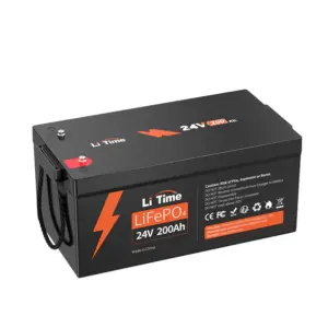 LiTime 24V 200Ah LiFePO4 Accu incl 200A BMS