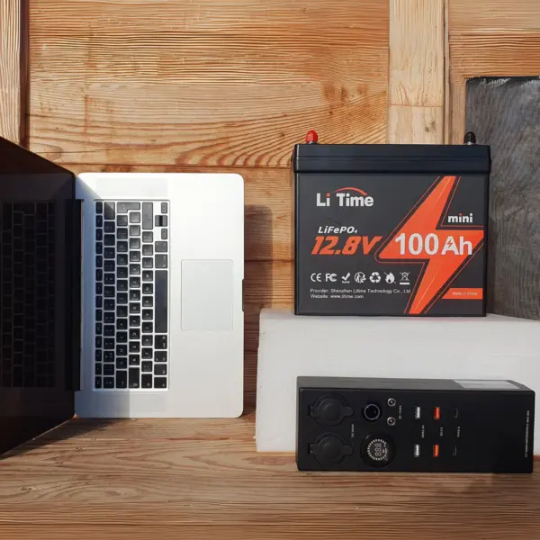 LiTime 12V 100Ah LiFePO₄ Accu Compact