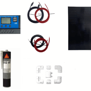 Complete 150W Full Black zonnepaneel installatieset