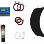 Flexibel zonnepaneel complete installatieset 100W