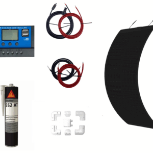 Flexibel zonnepaneel complete installatieset 100W