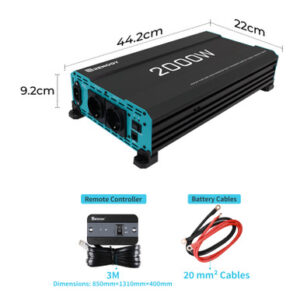 2000W omvormer 12v 230v