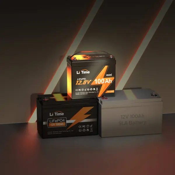 LiTime 12V 100Ah LiFePO₄ Accu Compact