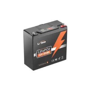 12V 20 Ah Lithium batterij Li-Time