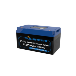SF-100 12.8V 100Ah LiFePO4 Lithium Accu met Bluetooth/WiFi & verwarmings functie